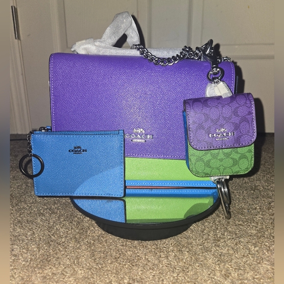 NWT Coach Klare Colorblock 3pc Set - Picture 6 of 17